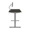 Bestar Bestar Upstand 60W x 30D Standing Desk with Dual Monitor Arm in deep grey 175870-000032 - alternate 6